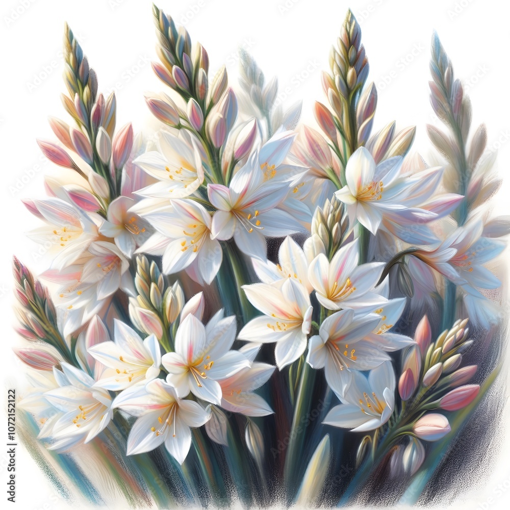 아스포델, 파스텔화 (Asphodelus, pastel painting) 아스포델, 파스텔화 (Asphodelus, pastel painting)