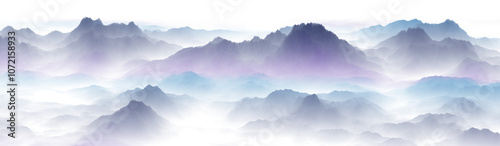 Photography panorama of mountains
