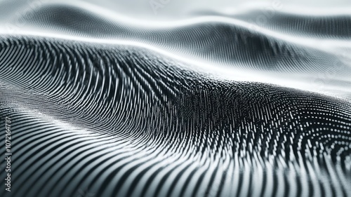 Wallpaper Mural Abstract black and white image of wavy, textured lines creating ripple-like effect Torontodigital.ca