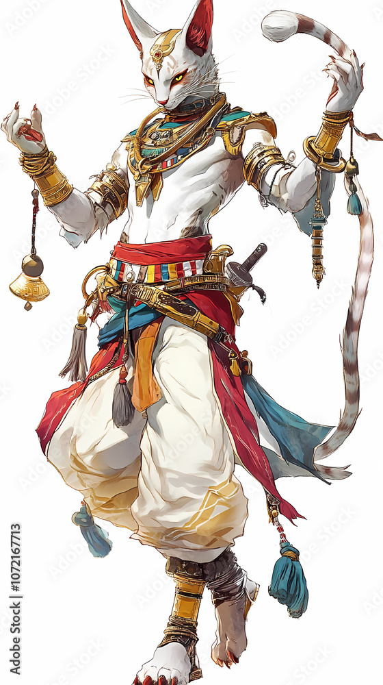Divine Beast-Human Hybrid God in Anime Manga Fantasy Art Divine Beast-Human Hybrid God in Anime Manga Fantasy Art