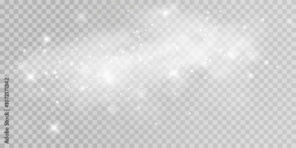 Light abstract glowing bokeh highlights. Light bokeh effect isolated on transparent background. The Christmas background shines from the dust. Light abstract glowing bokeh highlights. Light bokeh effect isolated on transparent background. The Christmas background shines from the dust.