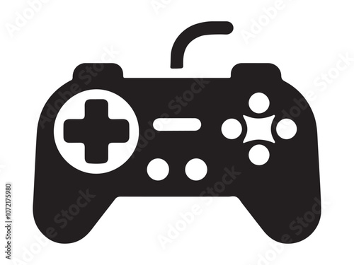 Wireless Game Controller on a white background