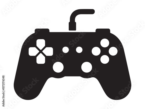 Wireless Game Controller on a white background