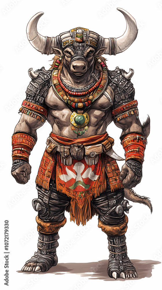 Mythical Anime Manga God with Animal-Human Hybrid Form Mythical Anime Manga God with Animal-Human Hybrid Form