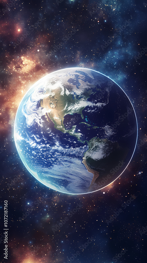 Fototapeta premium Earth Day in Anime Manga Style: Nature and Conservation Art