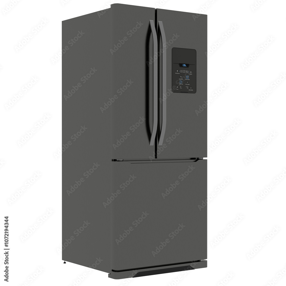 3d render refrigerator fridge with transparent background 3d render refrigerator fridge with transparent background