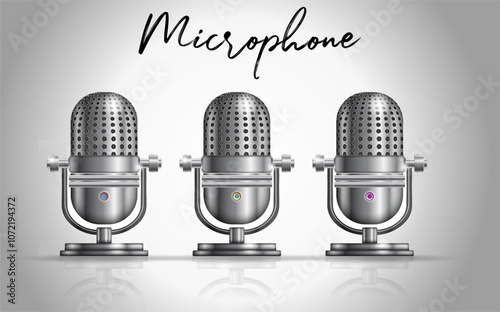 Free vector Collection of microphone designs