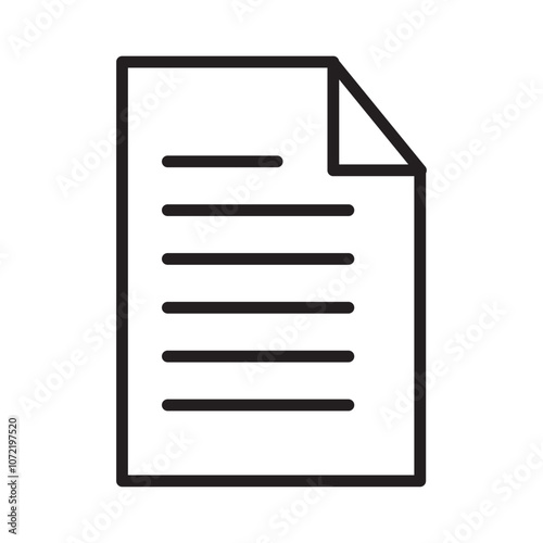 Form icon black and white vector outline sign