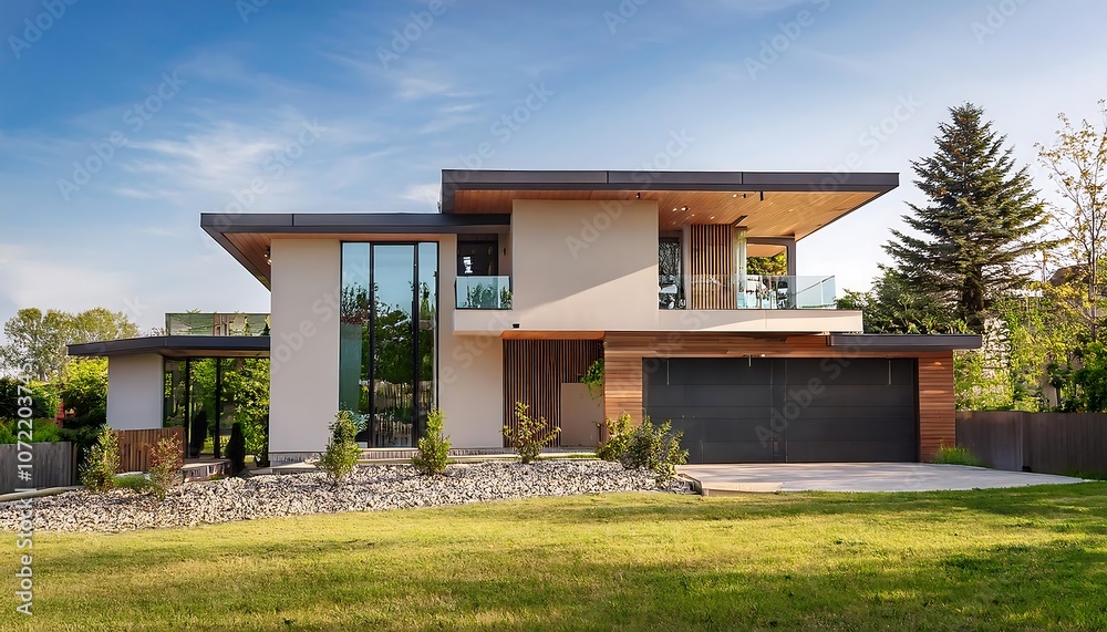 Modern Homes with Asymmetrical Designs - Unconventional and asymmetrical architectural eleme