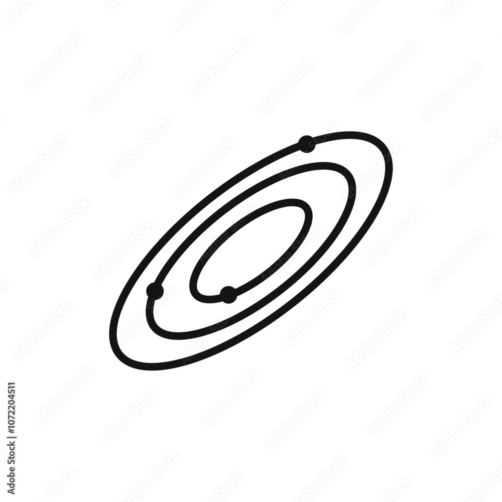 Space icon black and white vector outline sign Space icon black and white vector outline sign