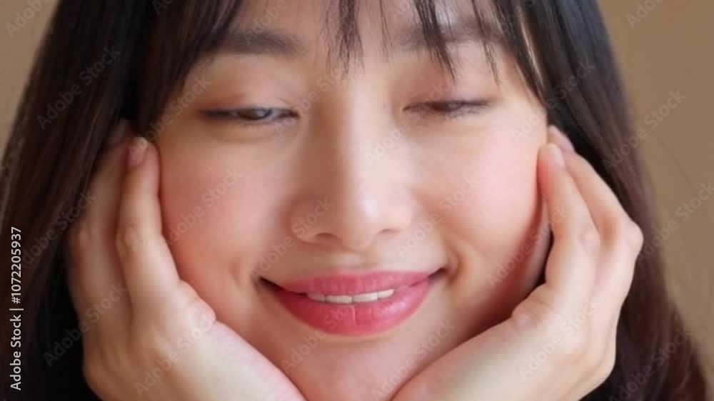 very beautiful asian women expression very adorable and cute very beautiful asian women expression very adorable and cute