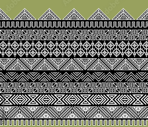 Obraz na płótnie seamless beautiful wallpaper cards border design floral leaf vintage ornament Victorian geometric ethnic print paisley pattern w salonie