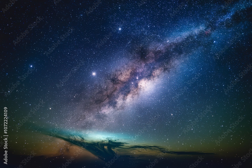 Fototapeta premium A photo of a realistic space background