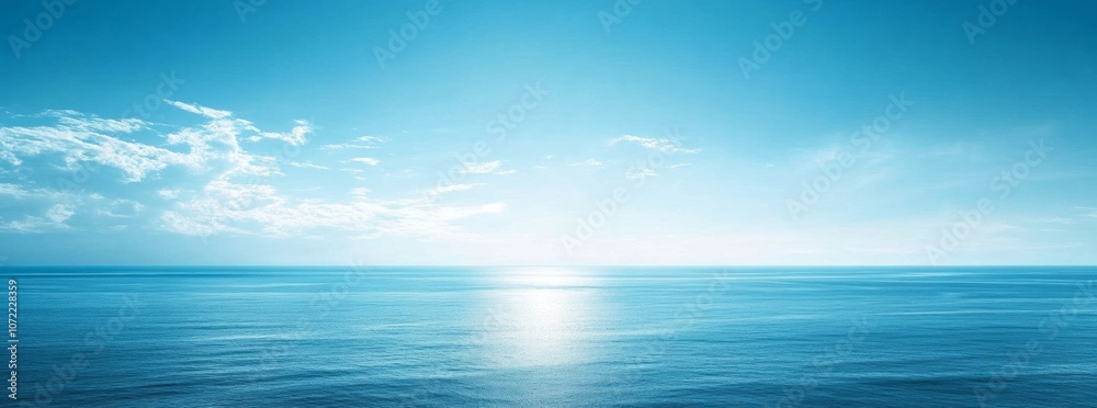 Obraz premium A Wide Expanse of Blue Ocean Under a Clear Sky
