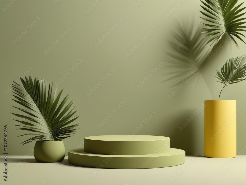 Christmas Winter Product podium on the background of drifts, snowflakes and snow. Realistic product podium for winter and christmas discount design, sale.