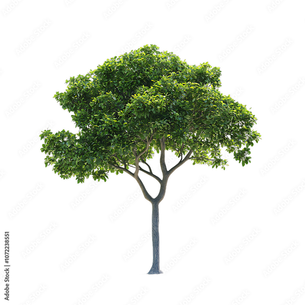 Obraz premium [Transparent Background PNG]Green Tree Isolated on transparent background