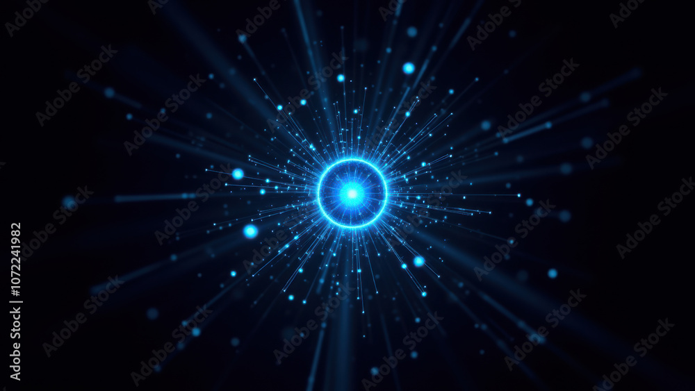 Fototapeta premium Illustration of a digital token or cryptocurrency, possibly depicting a stablecoin.