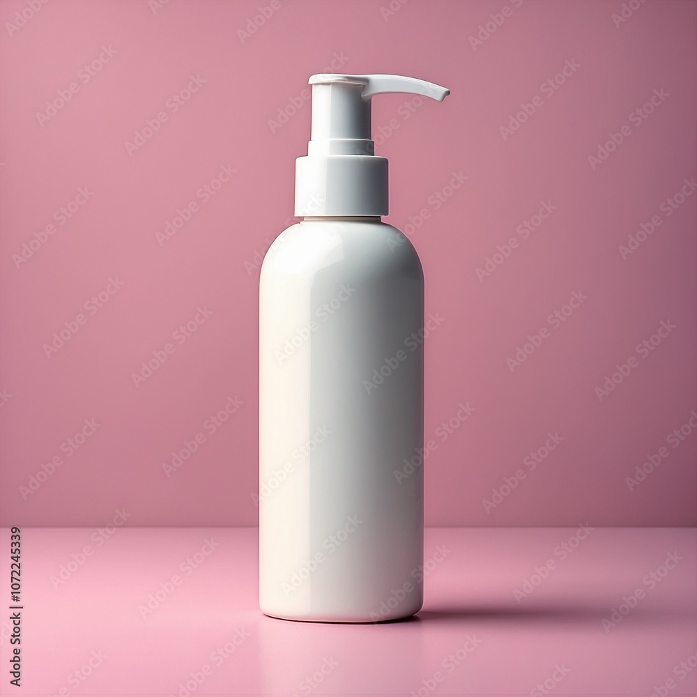 Blank beauty skincare liquid lotion cream serum makeup dropper bottle mockup packaging white label