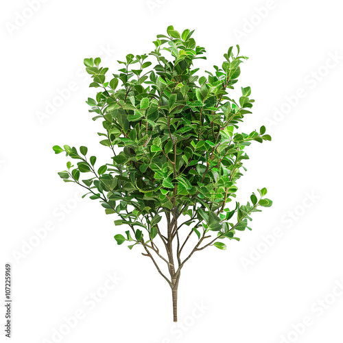 [Transparent Background PNG]Green Bush With White Background