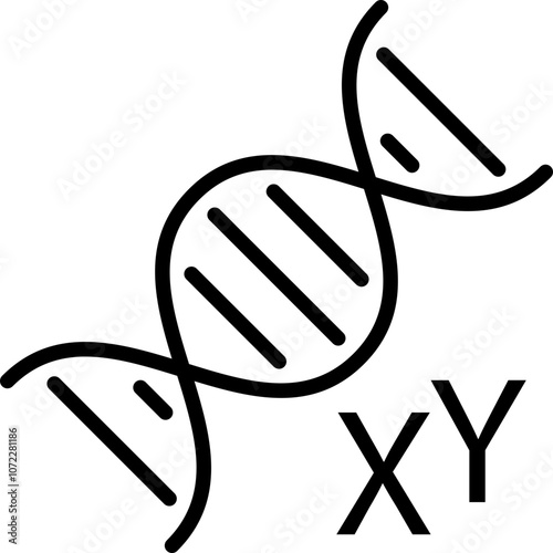 X Y Chromosome Icon