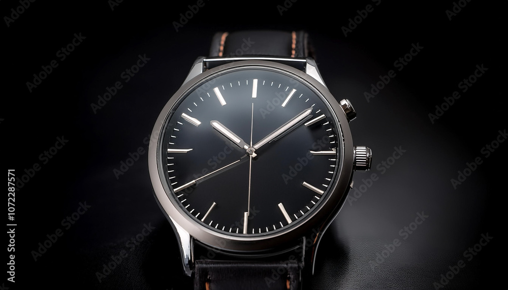 Smartwatch white screen, isolated on a metallic dark black Smartwatch white screen, isolated on a metallic dark black