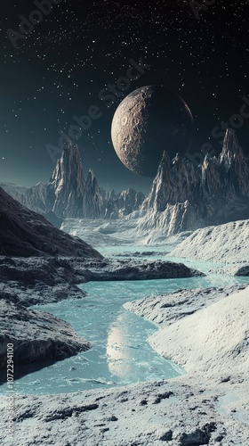 Icy Plains and Mountains on Pluto’s Unique Landscape