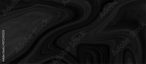 Black and grey liquid marble pattern texture natural background.  Liquify Swirl black and gray color art. Beautiful drawing with the divorces and wavy lines in gray tones. 