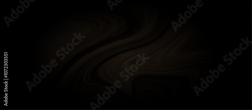 Brown and black liquid marble pattern texture natural background.  Liquify Swirl brown and black color art. Beautiful drawing with the divorces and wavy lines in gray tones. 