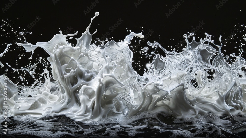 Close up of water power capturing the dynamic flow, energy, and intricate details of movement Close up of water power capturing the dynamic flow, energy, and intricate details of movement