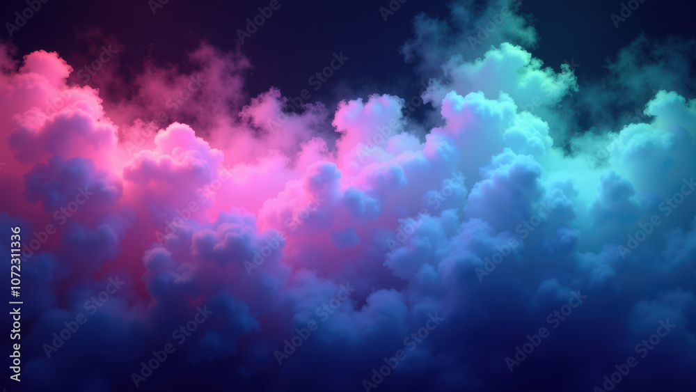 Rainbow clouds abstract background. Rainbow clouds abstract background.