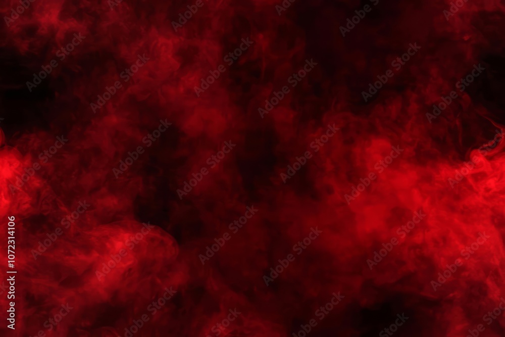 Abstract red smoke on black background. Red color clouds. , isolated on white background, , copy space for text, Abstract red smoke on black background. Red color clouds. , isolated on white background, , copy space for text,