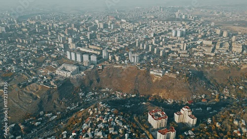 aerial view of the city