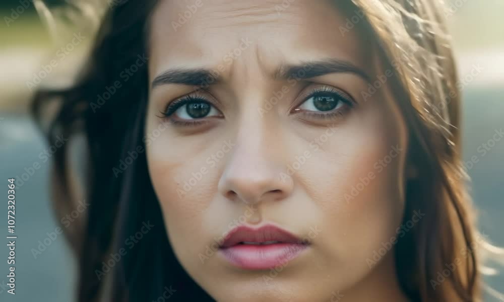 Close-Up Portrait of a Very Sad Young Woman
Close-Up Portrait of a Very Sad Young Woman