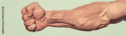 Close-up of Muscular Arm Showcase photo