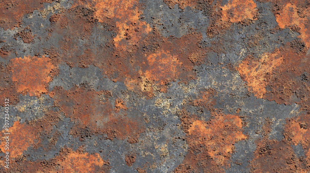 Close-up Texture of Heavily Rusted Metal Surface Close-up Texture of Heavily Rusted Metal Surface