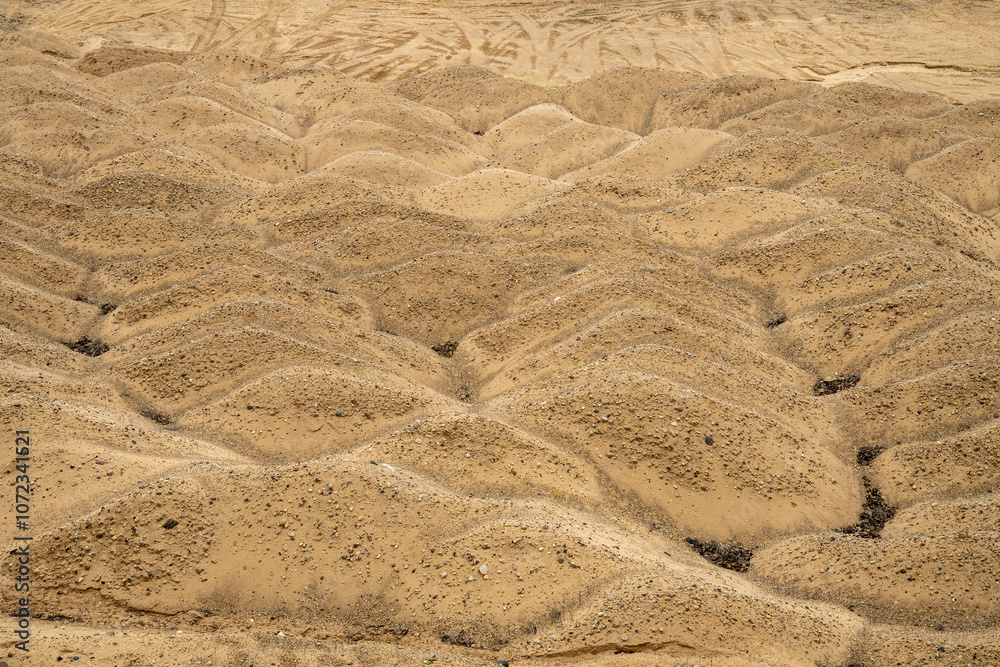 Sand quarry, in the photo, a quarry for the extraction of sand. Sand quarry, in the photo, a quarry for the extraction of sand.