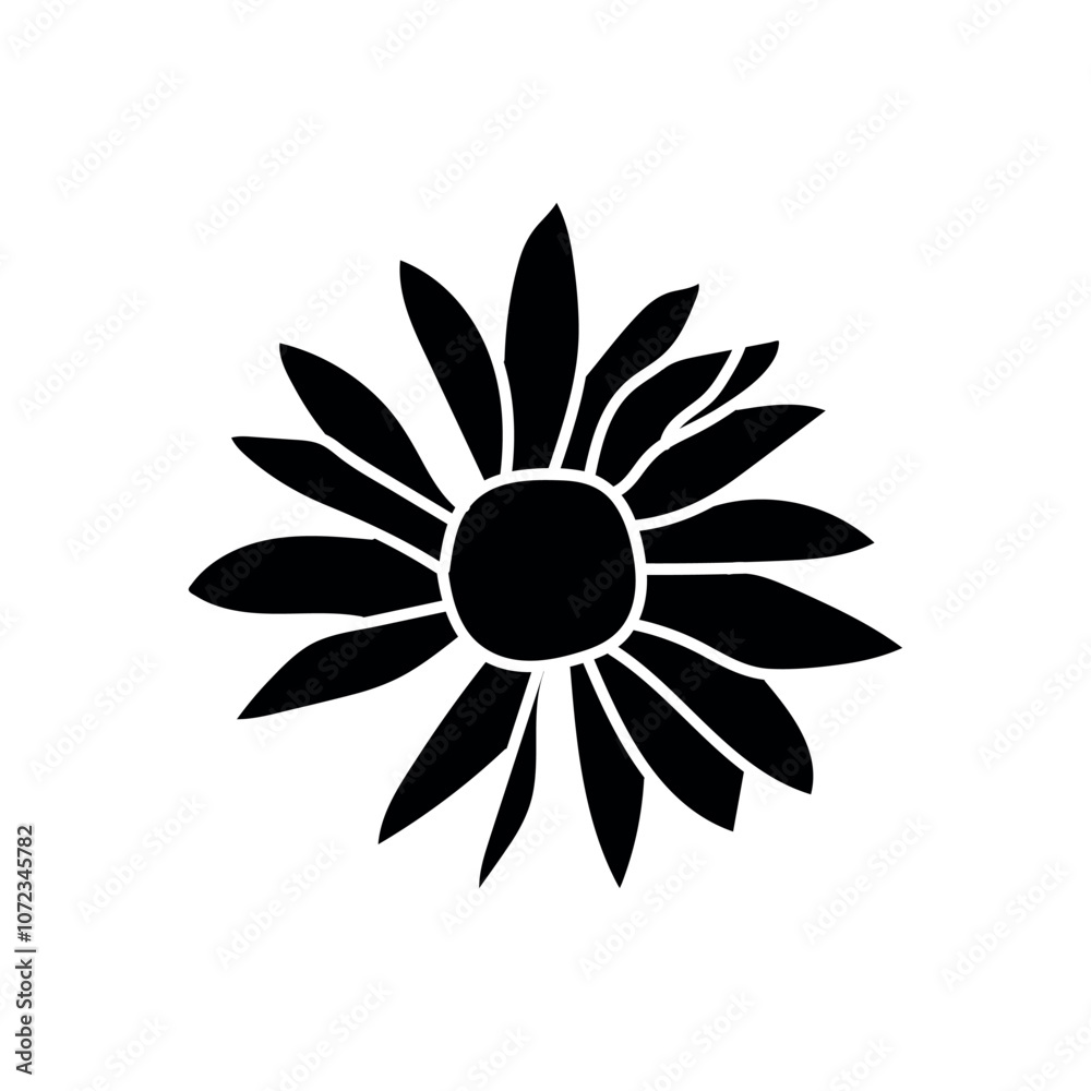 Silhouette wildflowers set, Abstract botanical black elements, vector illustration botany design. Silhouette wildflowers set, Abstract botanical black elements, vector illustration botany design.
