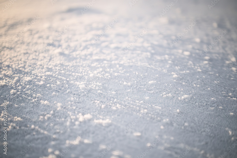 Obraz premium a freshly fallen snowy surface