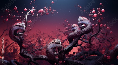 abstract colorful background, cool colored wallpaper