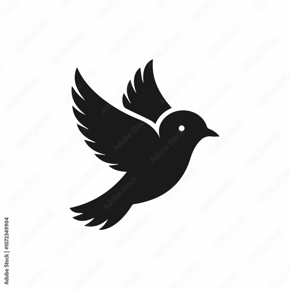 Dove Silhouette Vector Art Dove Silhouette Vector Art