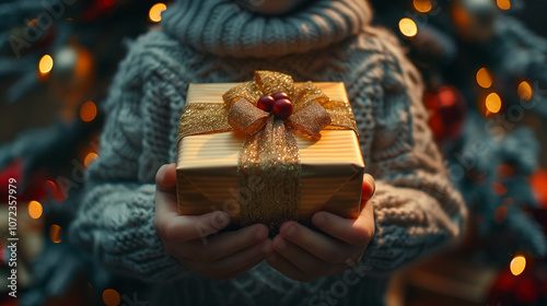 christmas gifts presents child giving receiving gift 