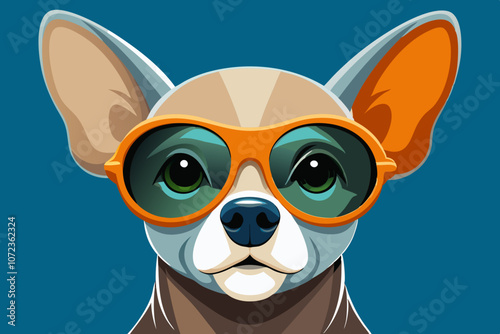 Shepard dog isolated on white background vector art illustration