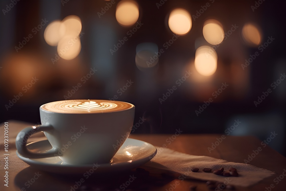 Obraz premium cup of cappuccino