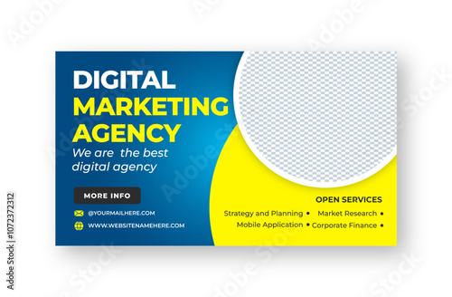 Modern Digital Agency Web Banner Design