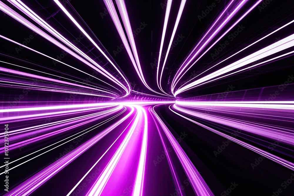 Rich Purple Light Trails: A Luminous Phenomenon of Velocity and Energy in Abstract Design Rich Purple Light Trails: A Luminous Phenomenon of Velocity and Energy in Abstract Design