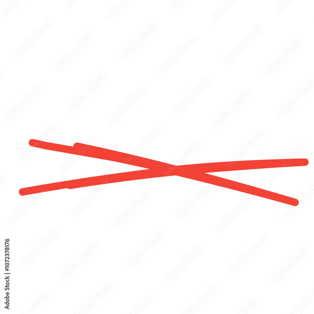 red cross out the line red cross out the line