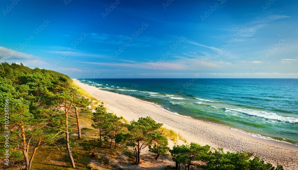 stunning beach on peninsula hel baltic sea in poland stunning beach on peninsula hel baltic sea in poland