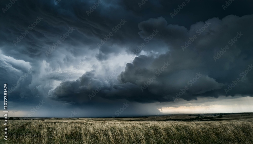 dramatic thunder storm clouds at dark sky dramatic thunder storm clouds at dark sky