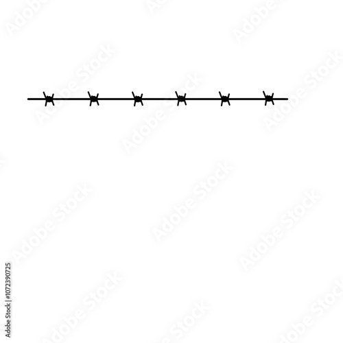 Barbed Wire Silhouette