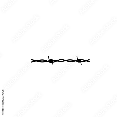 Barbed Wire Silhouette
